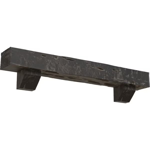 Kit w/ Ashford Corbels, Aged Cedar, 8